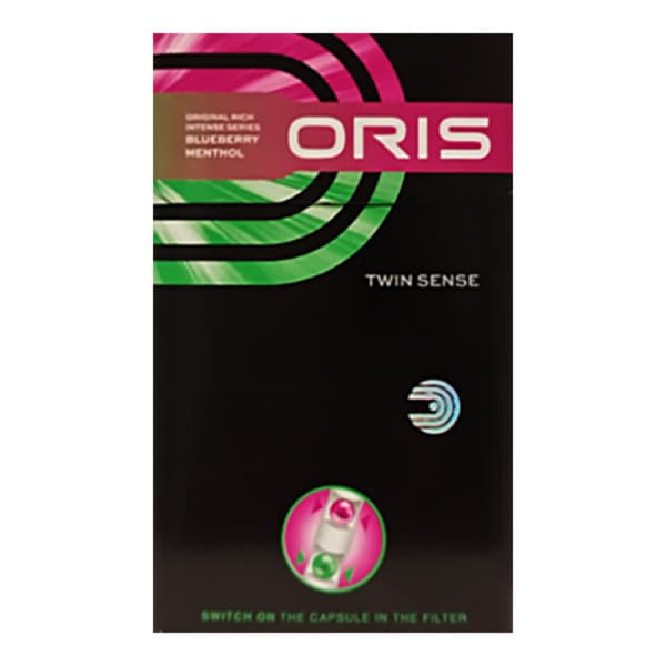 Сигареты Oris Twin Sense Blueberry Menthol King Size