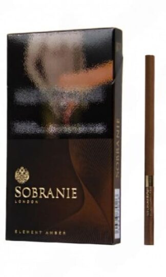 Сигареты Sobranie Element Amber Super Slim